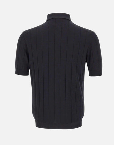 Polo in crepe di cotone PL1MC CR14C990 FILIPPO DE LAURENTIIS 