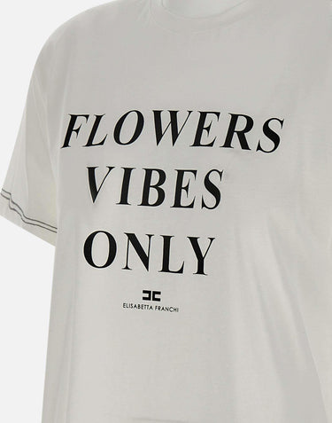 T-shirt in jersey di cotone leggero MA03051E2 270 ELISABETTA FRANCHI 