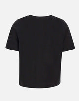 T-shirt in cotone con scollo a V 60205 74000099 GRAN SASSO 