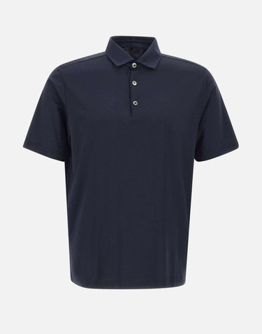 Polo in cotone DK87912 BLU DIKTAT 