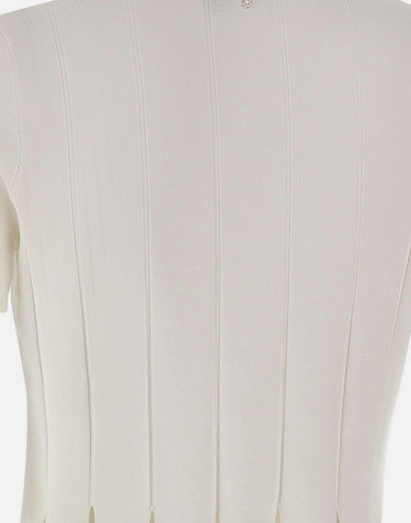 Maglia con frange CA6110MS55N P9636 LIU-JO 