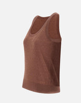Top smanicato in maglia SP5NT001 6022 KAOS 