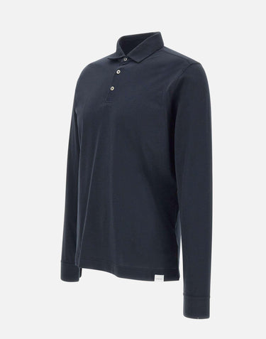 Polo in cotone supima DK87101 BLU DIKTAT 