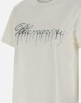 T-shirt in jersey di  cotone 4T063A N0103 BLUMARINE 