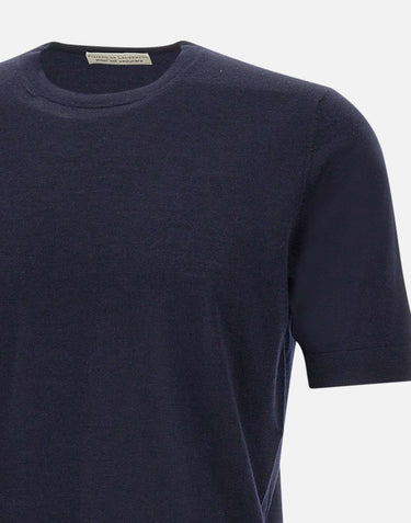 T-shirt in lana, seta e cashmere TS0MC LSC18R890 FILIPPO DE LAURENTIIS 