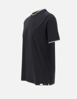 T-shirt in cotone Supima DK17105 NERO DIKTAT 