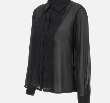 Camicia velata con pizzo RI1GX004 0001 KAOS 