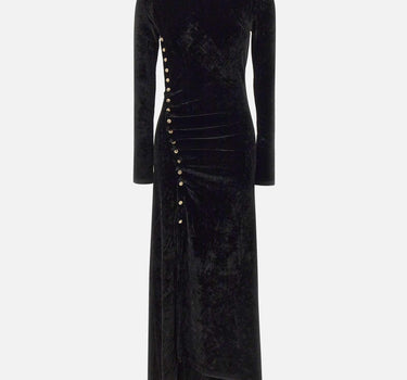 Abito lungo con arricciatura 25PJR0887VI0338 P001 RABANNE 