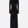 Abito lungo con arricciatura 25PJR0887VI0338 P001 RABANNE 