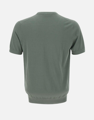 Maglia in cotone a maniche corte DK17036 MILITARE DIKTAT 
