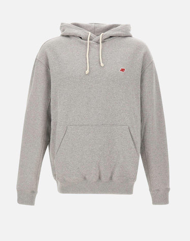 "Made in USA Core Hoodie" MT43546AG GREY NEW BALANCE 