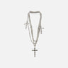 Collana multicatena con croci 4W237B N0993 BLUMARINE 
