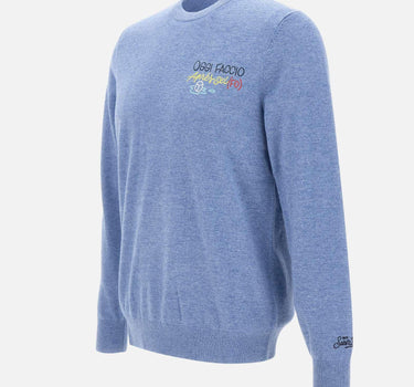 Maglia "Heron light Faccio aprés ski" HER0024 02719I33 MC2 SAINT BARTH 