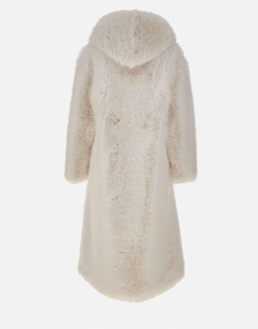 "Mink hood coat" MINKCOAT WHITE BB COUTURE 