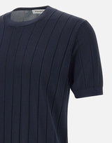 T-shirt in cotone e viscosa 102421 043 KANGRA 