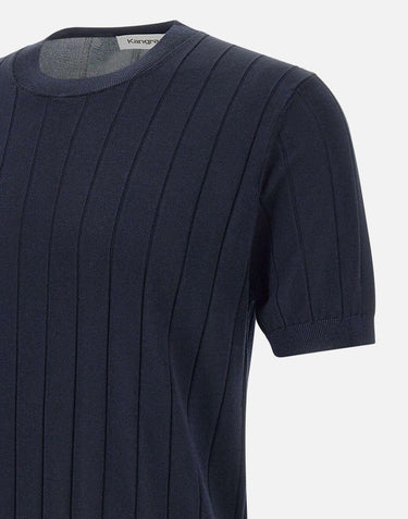 T-shirt in cotone e viscosa 102421 043 KANGRA 