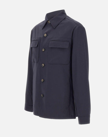 Giacca overshirt in lyocell 9C36SH653E SG97901 PAL ZILERI 