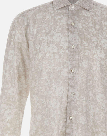 Camicia con stampa floreale LIU02P0154059U 0001 BARBA 