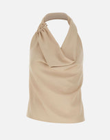 Blusa con collo sciallato SP1TZ009 1096 KAOS 