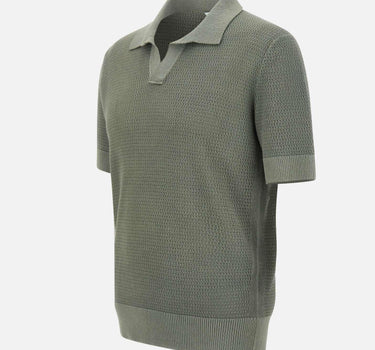 Polo traforata in cotone vintage 301223 025 KANGRA 