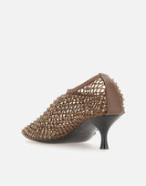 Scarpe con tacco "Jewel All Over Strass" R14CONNIE CACAO STRATEGIA 