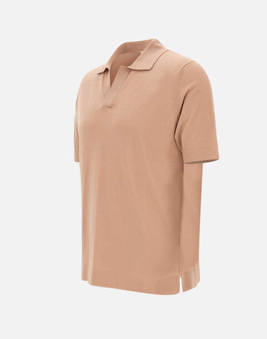 Polo in crepe di cotone PL0MCSK CR14R300 FILIPPO DE LAURENTIIS 