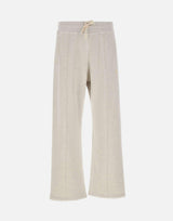 Pantaloni jogging larghi in felpa GUP02714 P00242560665 GOLDEN GOOSE 