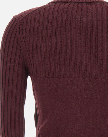 Cardigan con zip in lana e cashmere 1326KJU007313A ACAI VICTORIA BECKHAM 