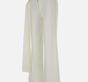 "Satin Waistband Trouser " 1125WTR006040A IVORY VICTORIA BECKHAM 