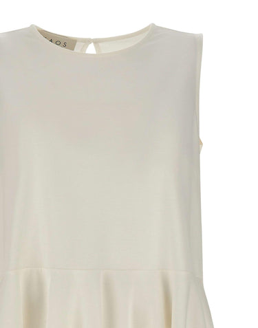 Blusa smanicata in misto viscosa SPBMA010 1041 KAOS 