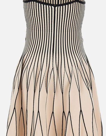 Abito in maglia bicolore AM27S62E2 E84 ELISABETTA FRANCHI 