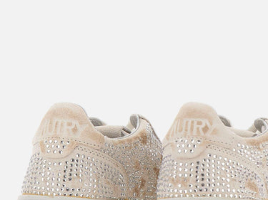 "Crystal Medalist Suede Strass NA01" AULW NA01 AUTRY 