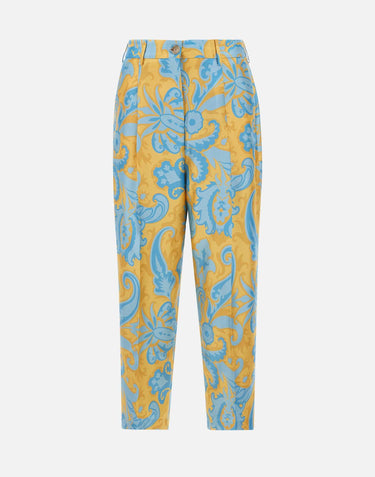 Pantaloni in seta WREA0039 99SA1G6X0841 ETRO 