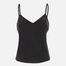 Top in raso V172013204 001BLK VINCE. 