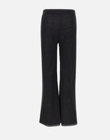 Pantaloni palazzo in maglia di lino 195015 013 KANGRA 