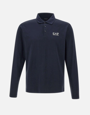 Polo in cotone stretch 8NPF15 PJVQZ1562 EA7 