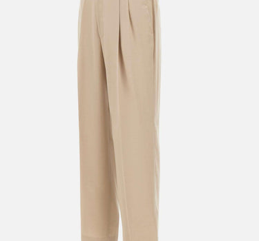 Pantaloni in twill drappeggiato 50561961 286 BOSS 