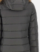 Piumino lungo con pelliccia "Kristin" 25WBLDK03103 006047978GG BLAUER 