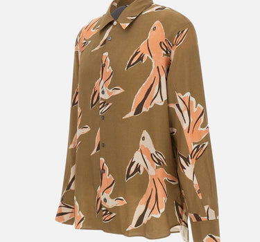 Camicia oversize stampata M1R929ZV02999 32 PAUL SMITH 