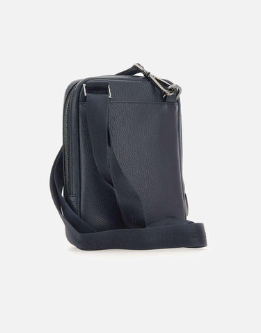 Borsa a tracolla in pelle CA3084MOS BLU PIQUADRO 