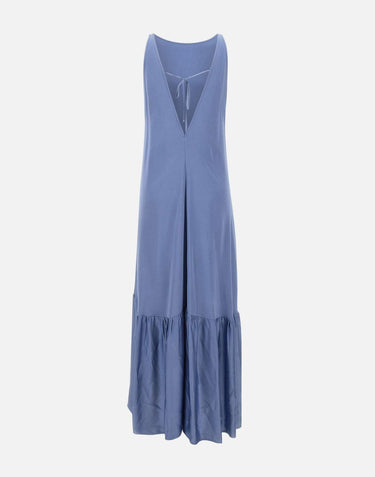 Abito in satin di viscosa QPJAR005 3002 KAOS 