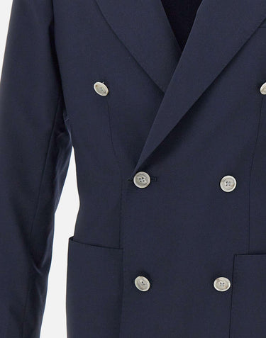 Blazer in lana 48038DP 0003 BARBA 