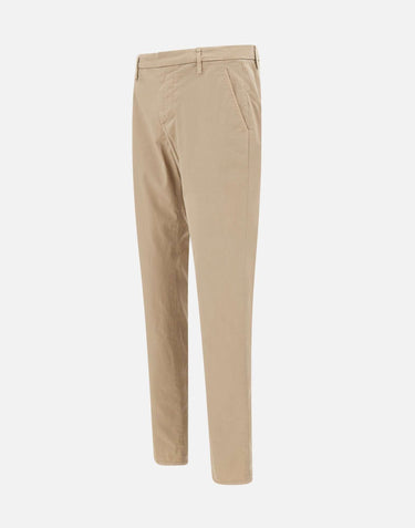 Pantaloni "Gaubert" in cotone UP235GSE046 PTD018 DONDUP 