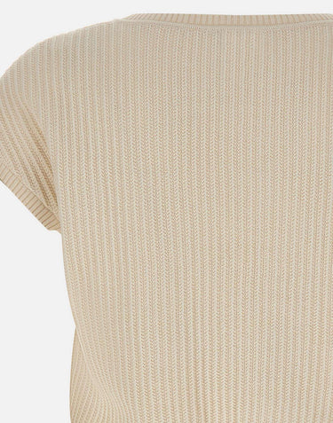 Maglia smanicata in cotone M81MAGM33 MAG0M02300 ELEVENTY 