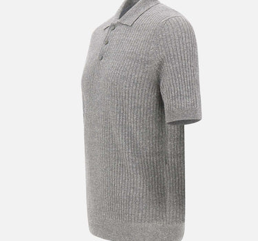 Polo in misto lino 57118 18641070 GRAN SASSO 