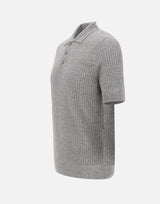 Polo in misto lino 57118 18641070 GRAN SASSO 