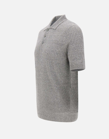 Polo in misto lino 57118 18641070 GRAN SASSO 