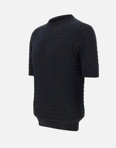 Maglia in crepe di cotone GC1MC CR14D990 FILIPPO DE LAURENTIIS 