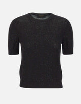 Maglia a maniche corte con paillettes 13231 32430099 GRAN SASSO 