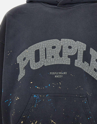Felpa "MWT Fleece" P401 MFBS325BLACK PURPLE BRAND 